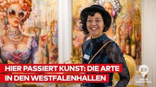 Hier passiert Kunst: Die ARTe in den Westfalenhallen ist eröffnet