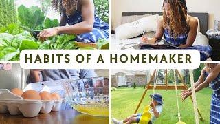 Daily Habits Of A Homemaker