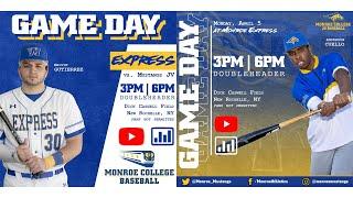 Monroe Express Baseball vs. Monroe Mustangs JV Baseball (Game 1)