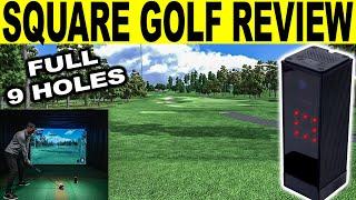 Square Golf Launch Monitor Review: Playing a Full 9 Hole Round! ️ 