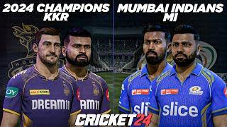 Can MI Beat IPL 2024 Winners KKR? | Cricket 24