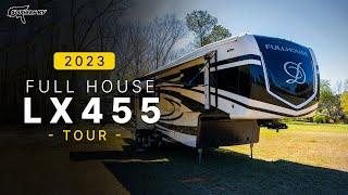 RV Rundown | 2023 DRV Luxury Suites Full House LX455 Toy Hauler, Full Time Rated at Southern RV