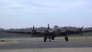 Memphis Belle B-17 Landing and Up-Close - Raymond Ms.