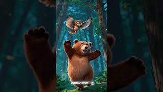 This curious bear learned a wild lesson from one very sneaky owl…  #BearGoneWild #TrippyTales