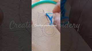 twisted chein stitch hand embroidery design