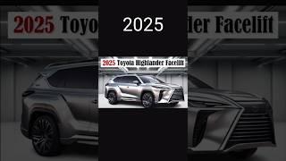 Highlander Evolution 2025 Model [2000-2025] #toyota #highlanders  #landcruiser #4x4 #offroad #suv