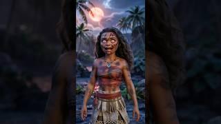 HAUNTED MOANA VERSION 2 ! #horror #haunted #monster #creepy #scary #moana