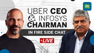 Live: Infosys Chairman Nandan Nilekani In Conversation With Uber CEO Dara Khosrowshahi