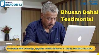 Bhusan Dahal Testimonial for Nokia Beacon 1.1 | WorldLink Communications