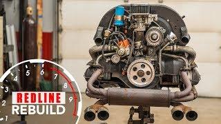 Volkswagen Beetle Air-cooled Flat-four Engine Rebuild Time-Lapse | Redline Rebuild - S1E7