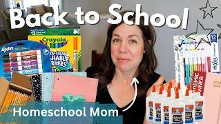 Back to Homeschool School Supply HAUL + 1st Day Surprises!