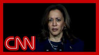 Kamala Harris reacts to Trump's attacks at Black journalists convention
