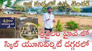 Best Villa Plots at Srisailam Highway near Skill University | Open Plots in Hyderabad