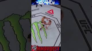 Knockout UFC FN 85 - Steve Bosse vs James Te Huna #shorts #mma #ufc