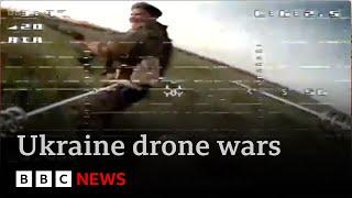 Ukraine frontline report: The deadly new weapon of drone warfare | BBC News