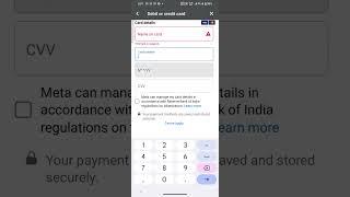 How to add payment in meta ads manager from Nepal