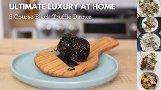 Get Ready To Indulge In This 5 Course Black Truffle Dinner That You Can Make Right At Home!