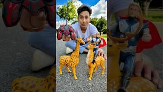Rc Remote Control Two GiraffeAnd Deer Ki Unboxing