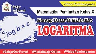 Konsep Dasar dan Sifat-sifat Logaritma Matematika Peminatan Kelas 10