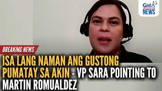 VP Sara Duterte answers on what would prompt her to attend the hearings | GMA Integrated News