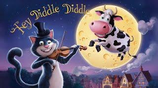 Hey Diddle Diddle the Cat and the Fiddle - Fun Educational Song for Preschoolers | Learn & Sing