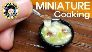 (ENG)미니어쳐 진짜 요리!! 설 맞이 떡국 (얼른 먹고 한살 더 드시게나 후후) Miniature - korea traditional food. Rice cake soup