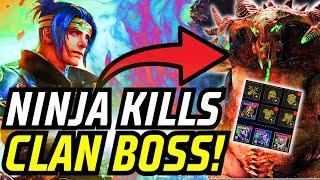 3 NINJA TEAMS THAT ONE KEY ULTRA NIGHTMARE CLAN BOSS FULL AUTO! | RAID: SHADOW LEGENDS