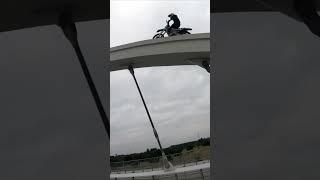 Dirt Bike Bridge Stunt