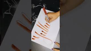 Yuthika ️️️ handlettringalphabets calligraphy with #howtowritecursivestepbystep