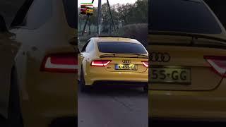 Audi S7 V8 SHOOTING MEGA FLAMES! 