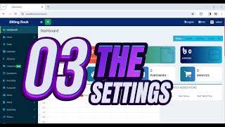 03 - THE SETTINGS - BILLING BOOK - V3.1