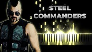 SABATON - Steel Commanders - piano karaoke instrumental cover, lyrics