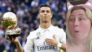 GIRLFRIEND REACTS TO CRISTIANO RONALDO FOR THE FIRST TIME