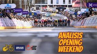 Análisis Opening Weekend 2025. Omloop Niewsblad y Kuurne Brussels Kuurne