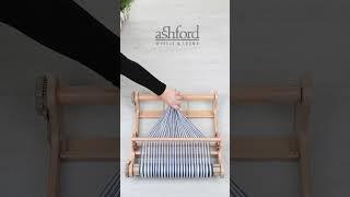 Hybrid warping method on an Ashford SampleIt loom.