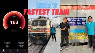 EP #12 Gatimaan Express, India's Fastest Train at 160 Kmph, Delhi to Jhansi Executive Class Journey