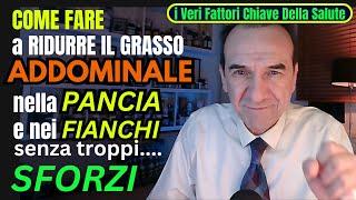  Come fare a ridurre il grasso addominale: (nella PANCIA e nei FIANCHI) DOPO i 40 anni!