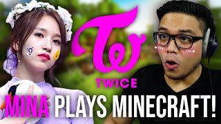 Reacting to Twice Mina Playing Minecraft! 