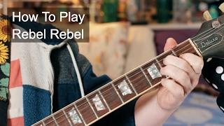 Rebel Rebel Guitar and Bass Lesson