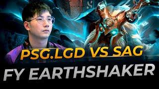 Earthshaker by PSG.LGD.fy | Full Gameplay Dota 2 Replay