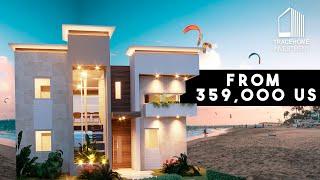 Kite Beach Villas, Modern villas for sale the beaches of cabarete Dominican Republic