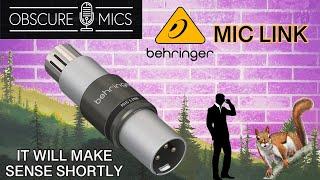 A New $35 Dynamic Mic Booster - The Behringer Mic Link Test/Review