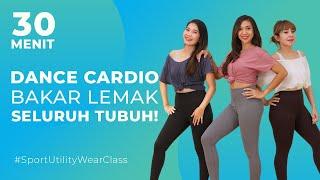 30 Menit Bakar Lemak Seluruh Tubuh dengan Dance Cardio Workout | Senam di Rumah