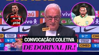 DORIVAL JR. CONVOCA SELEÇÃO PRA JOGOS CONTRA COLÔMBIA E ARGENTINA! VEJA A CONVOCAÇÃO E COLETIVA