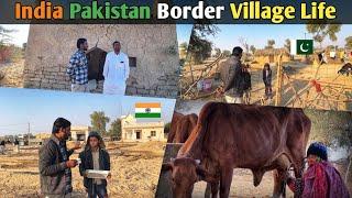 Village Life India Pakistan Border Zero Line | भारत पाकिस्तान बॉर्डर के पास गांव का जीवन