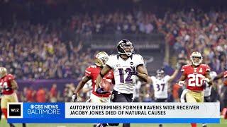 Autopsy determines former Ravens wide receiver Jacoby Jones died of  heart disease