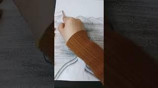 How to draw water gully #shorts #ytshorts #drawing #sketch #farjanadrawingcadamygirl