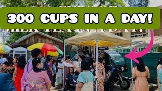 THIS TRIKE MILK TEA STORE SELLS 300 CUPS OF MILK TEA IN A DAY!  || MINI FOOD TRUCK DESIGN