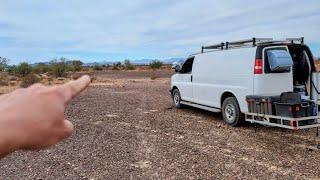 Feeling free and calm in Quartzsite. van life 