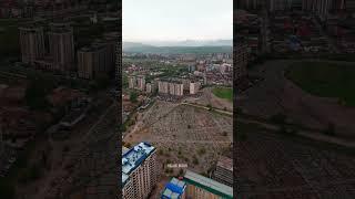 Бишкек  взлетно-посадочная полоса старого аэропорта #Кыргызстан #Дрон
